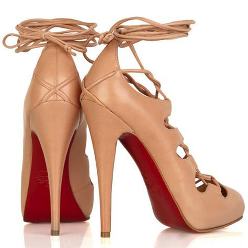 Christian Louboutin Bloody 120mm Mary Jane Pumps Brown